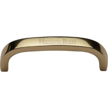 D Shaped Cabinet Pull Handle in Polished Brass - C1800-PB D Shaped Cabinet Pull Handle in Polished Brass - C1800-PB