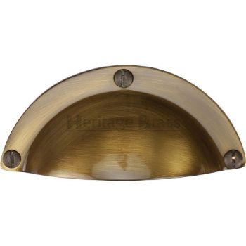 Traditional Cabinet Drawer Pull Handle in Antique Brass Finish- C1700-AT Traditional Cabinet Drawer Pull Handle in Antique Brass Finish- C1700-AT