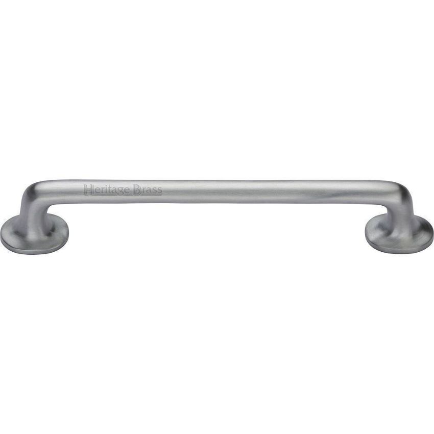 Curved Pull Handle in Satin Chrome- C0376-SC
