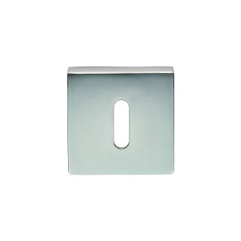 Square Key Lock Escutcheon in Chrome Finish - CEB003QCP Square Key Lock Escutcheon in Chrome Finish - CEB003QCP