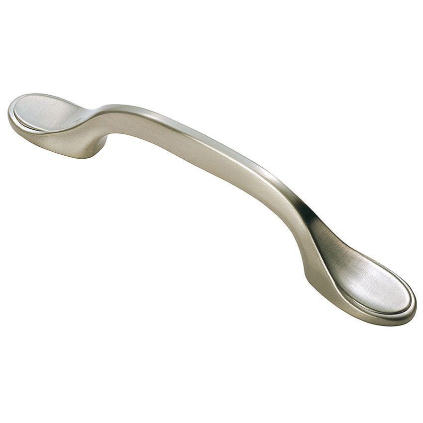 Belwith Keeler Sechel 3" Satin Nickel Cabinet Pull – Hickory, Model A414