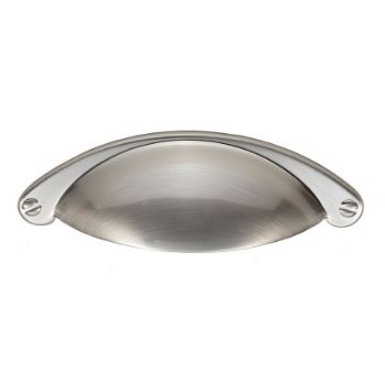 Traditional Cup Cabinet Handle - FTD555SN Picture of Traditional Cup Cabinet Handle - FTD555SN