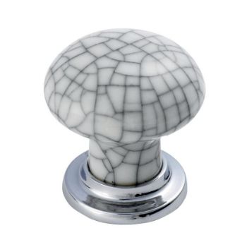 Porcelain Cupboard Knob with Finished Base - FTD630ACPMC Picture of Porcelain Cupboard Knob with Finished Base - FTD630ACPMC