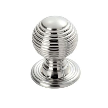 Queen Anne Cupboard Knob In Polished Chrome - M1003CP Picture of Queen Anne Cupboard Knob In Polished Chrome - M1003CP