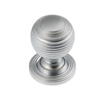 Queen Anne Cupboard Knob In Satin Chrome - M1003SC Picture of Queen Anne Cupboard Knob In Satin Chrome - M1003SC