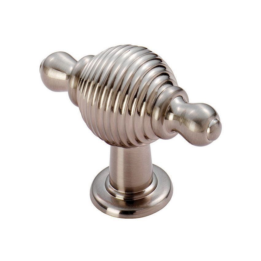 Picture of Reeded Cupboard Knob With Finial Ends - FTD600RSN