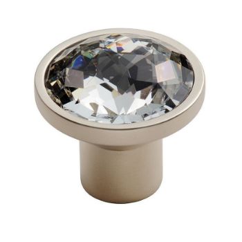 Round Crystal Glass Cupboard Knob - FTD770CMSN Picture of Round Crystal Glass Cupboard Knob - FTD770CMSN