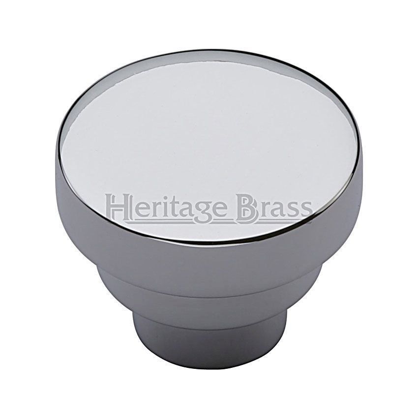 Round Stepped Cabinet Knob - C3624-PC