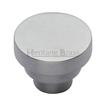 Round Stepped Cabinet Knob - C3624-SC Round Stepped Cabinet Knob - C3624-SC