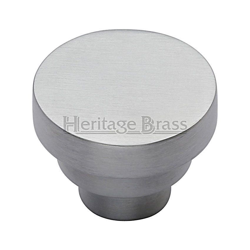 Round Stepped Cabinet Knob - C3624-SC