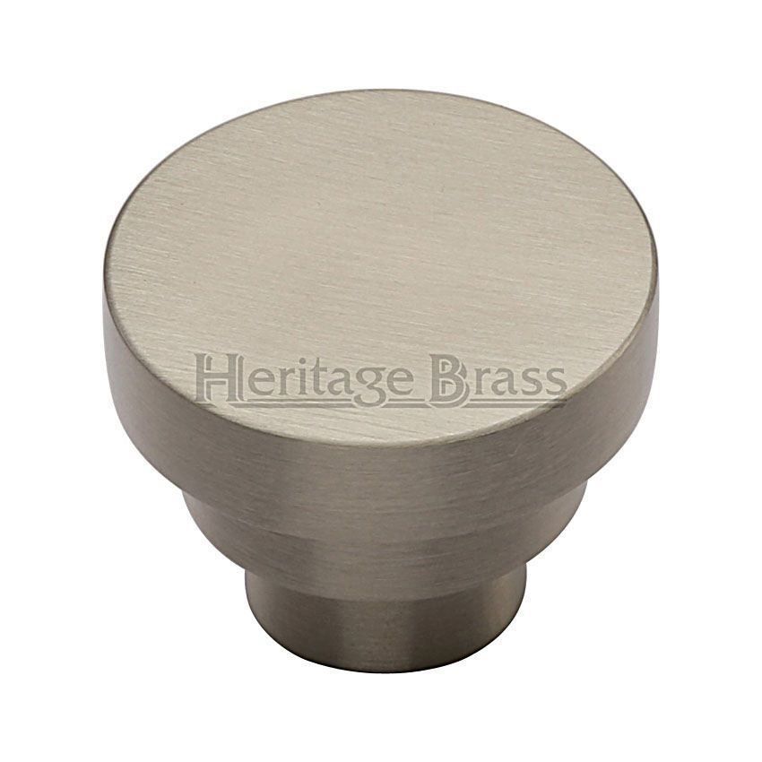 Round Stepped Cabinet Knob - C3624-SN