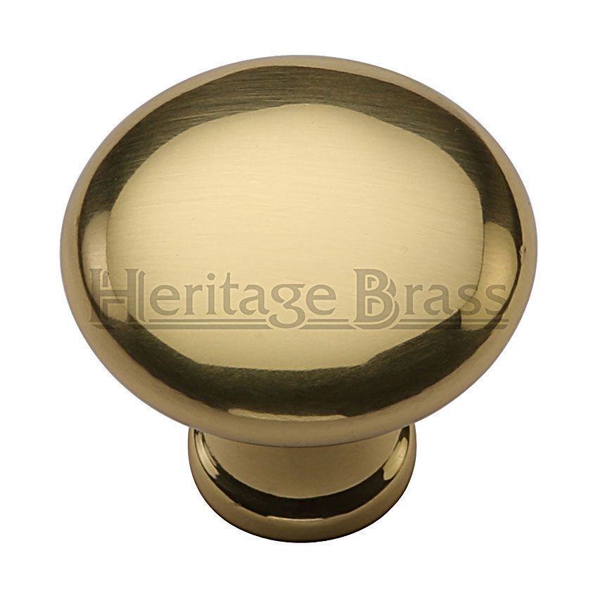 Mushroom Design Cabinet Knob in Polished Brass Finish - C113-PB