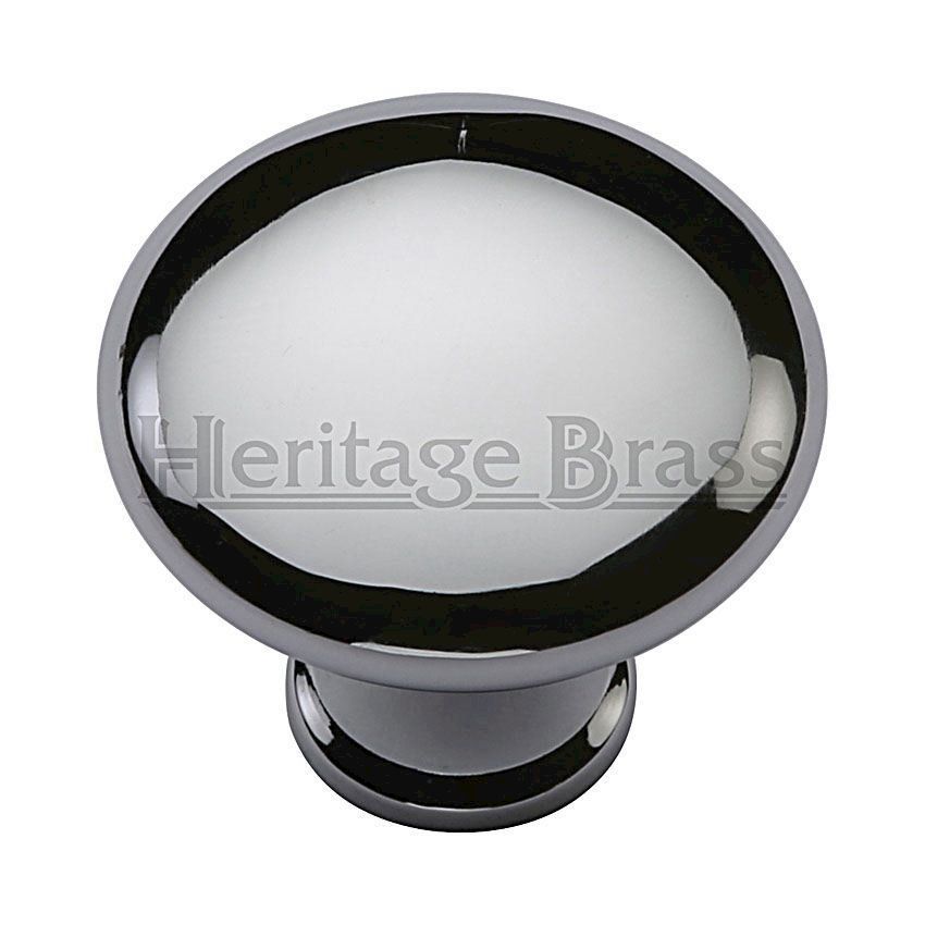 Picture of Mushroom Design Cabinet Knob in Polished Chrome Finish - C113-PC