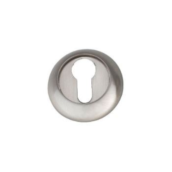 Fortessa Euro-Profile Escutcheon Raised Satin Nickel - FREESC-SN Picture of Fortessa Euro-Profile Escutcheon Raised Satin Nickel - FREESC-SN