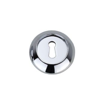 Fortessa Keyhole Escutcheon Raised Polished Chrome - FRESC-PC Picture of Fortessa Keyhole Escutcheon Raised Polished Chrome - FRESC-PC