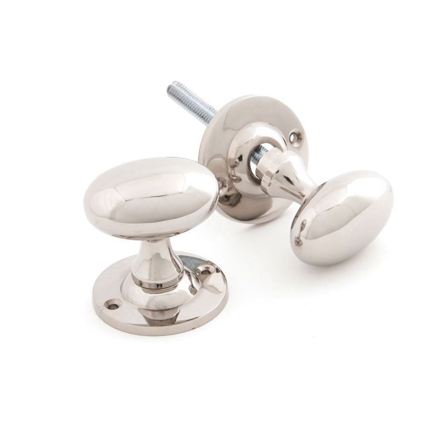 Picture of Oval Mortice/Rim Door Knob Set - 83629