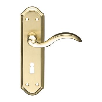 Winchester Lock handle - FB051SBPB Picture of Winchester Lock handle - FB051SBPB