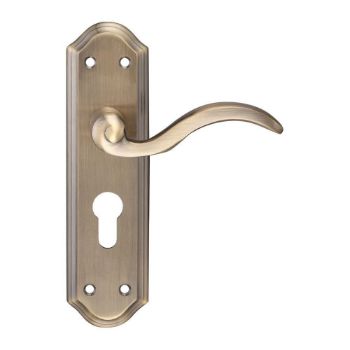 Picture of Winchester Euro Cylinder Door Handle - Fb051Epfb Picture of Winchester Euro Cylinder Door Handle - Fb051Epfb