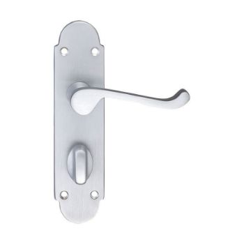 Picture of Oxford WC Bathroom Door Handle - Fb013Sc Picture of Oxford WC Bathroom Door Handle - Fb013Sc