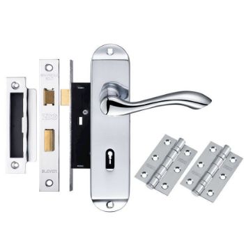 Contract Arundel Lock Door Handle Pack - DPARLKCP Picture of Contract Arundel Lock Door Handle Pack - DPARLKCP