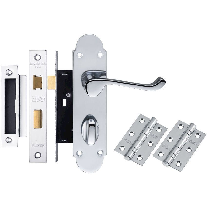 Picture of Contract Oxford Bathroom Door Pack - DPOXWCCP