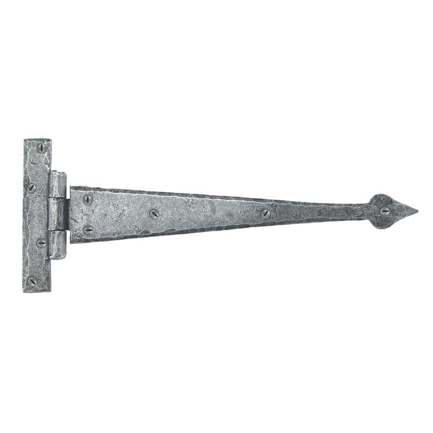 Picture of 12" Pewter Arrow Head T Hinge - 33657