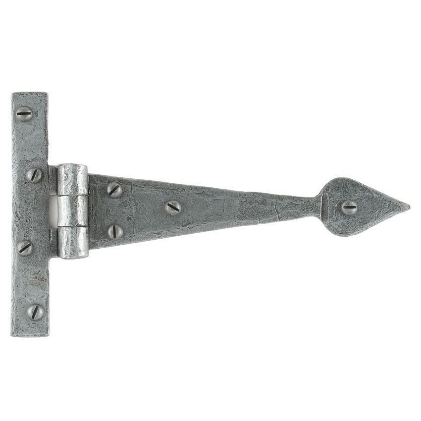 Picture of 6" Pewter Arrow Head T Hinge - 33651