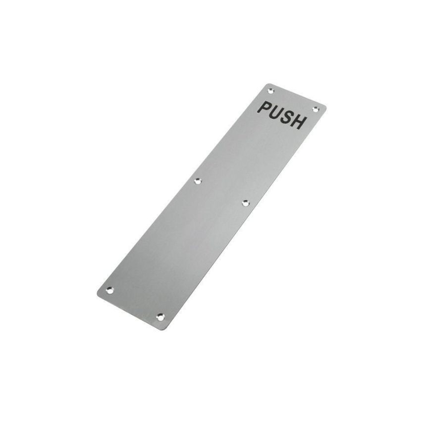 Picture of "PUSH" Finger Plate (300mm) - ZAS30RASS