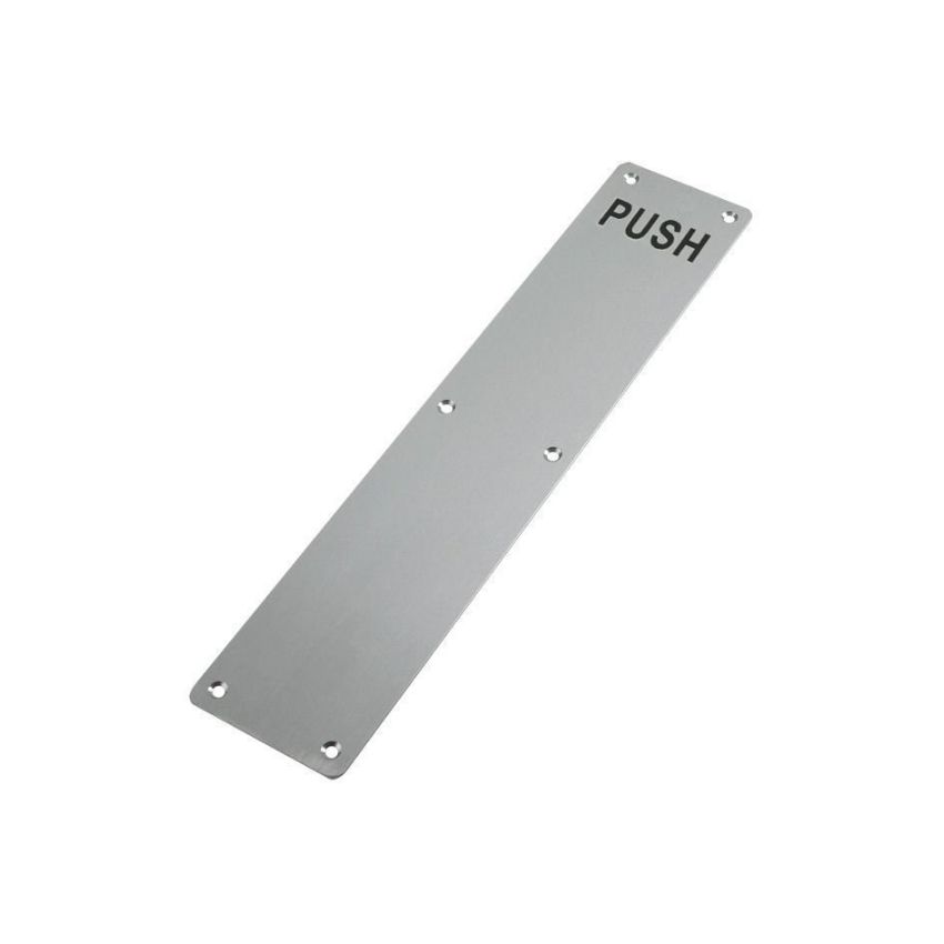 Picture of "PUSH" Finger Plate (350mm) - ZAS30RBSS
