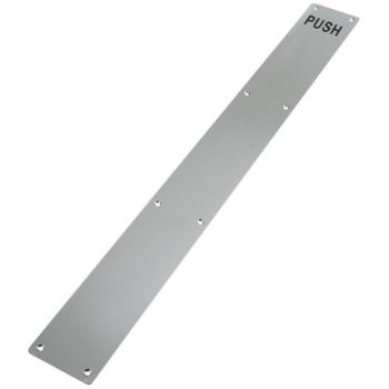 "PUSH" Finger Plate (650mm) - ZAS30RDSS Picture of "PUSH" Finger Plate (650mm) - ZAS30RDSS