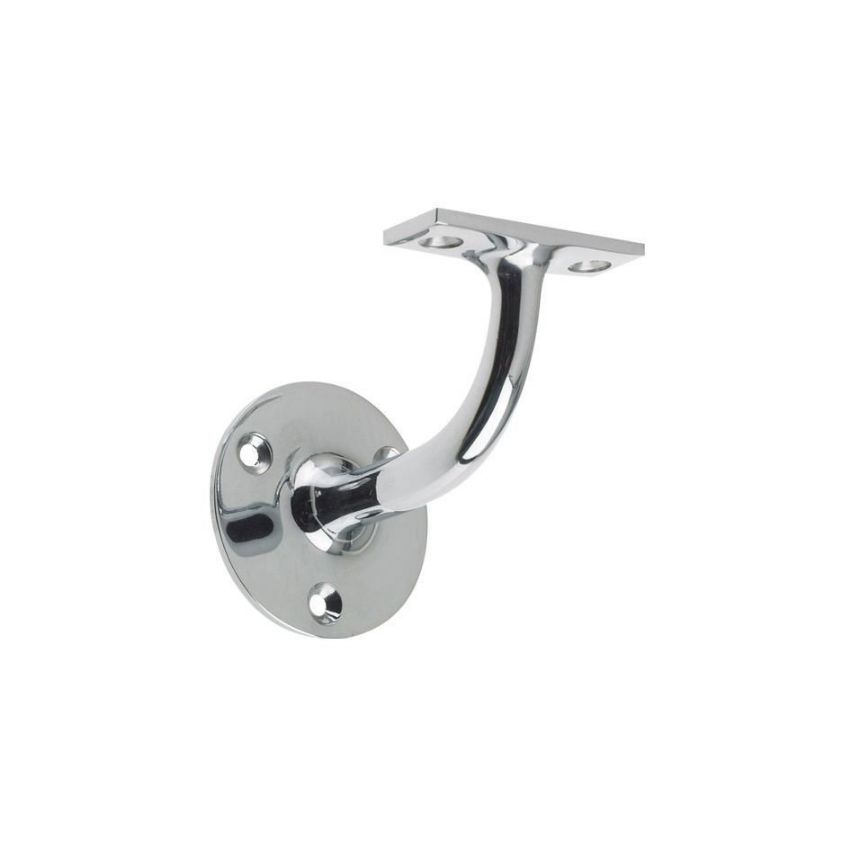 Polished stainless steel handrail bracket