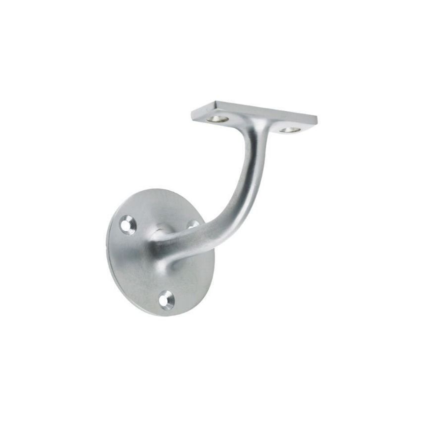 Satin stainless steel handrail bracket