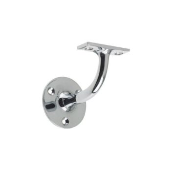 Stainless steel Handrail Bracket (85mm) - HRB1000/P85BSS Polished stainless steel handrail bracket