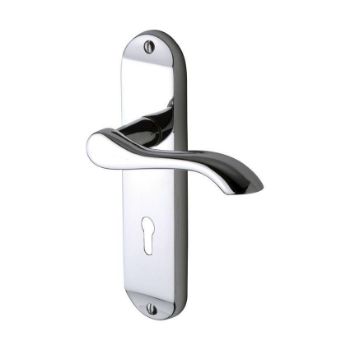 Pure Door Handles, Lock in Polished Chrome Pure Door Handles, Lock in Polished Chrome