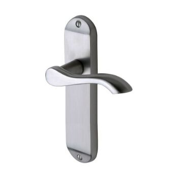 Pure Door Handles, Latch in Satin Chrome Pure Door Handles, Latch in Satin Chrome