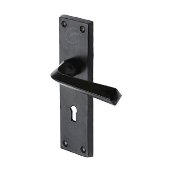 Smooth Black Bridgnorth Lock Handle - FB2500 Picture of Smooth Black Bridgnorth Lock Handle - FB2500