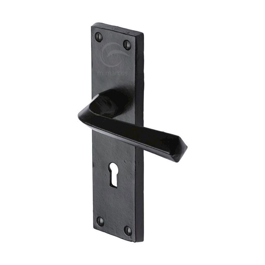 Picture of Smooth Black Bridgnorth Lock Handle - FB2500