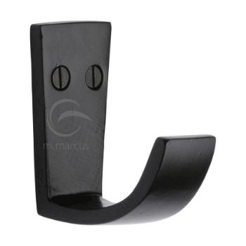 Smooth Black Coat Hook - FB156 Picture of Smooth Black Coat Hook - FB156