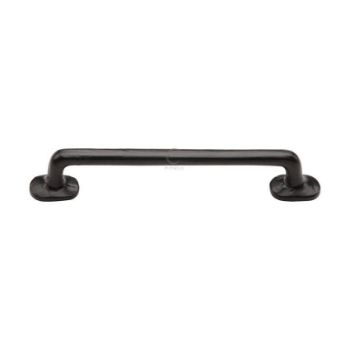 Smooth Black Traditional Cabinet Handle - FB376 Picture of Smooth Black Traditional Cabinet Handle - FB376