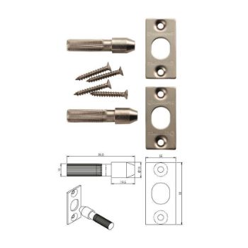 Security hinge door bolt Security hinge door bolt