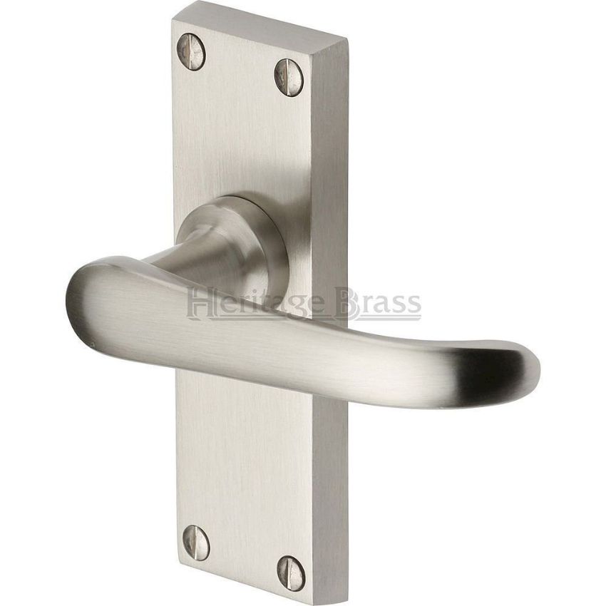 Picture of Windsor Short Plate Latch Door Handle - V710-Sn