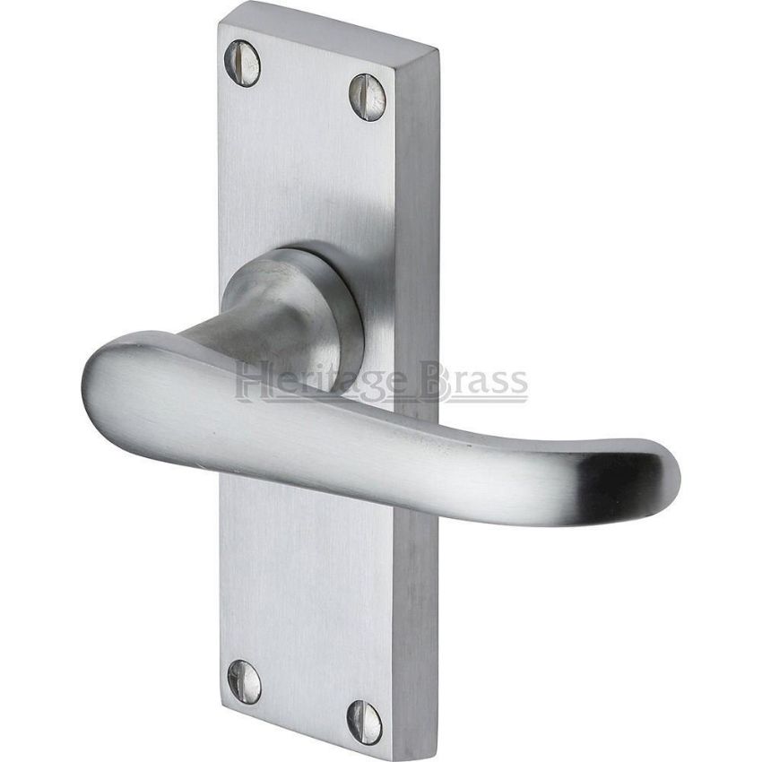Picture of Windsor Short Plate Latch Door Handle - V710-Sc