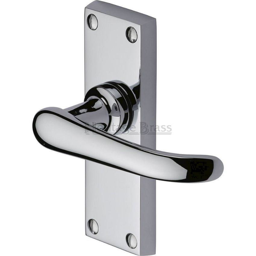 Picture of Windsor Short Plate Latch Door Handle - V710-Pc