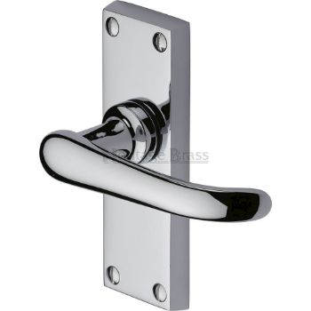 Windsor Short Plate Latch Door Handle - V710Pc Picture of Windsor Short Plate Latch Door Handle - V710Pc