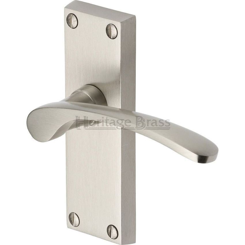 Picture of Sophia Short Plate Latch Door Handle - V4140-Sn