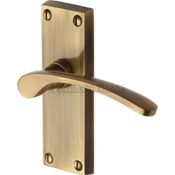 Sophia Short Plate Latch Door Handle - V4140At Picture of Sophia Short Plate Latch Door Handle - V4140At