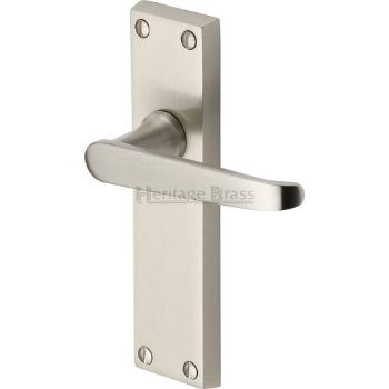 Picture of Victoria Latch Door Handle - V3913Sn Picture of Victoria Latch Door Handle - V3913Sn