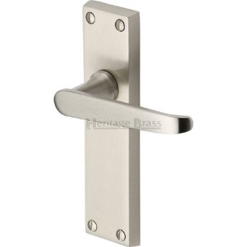 Victoria Door Handles - V3913-Sn Picture of Victoria Door Handles - V3913-Sn