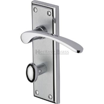 Picture of Hilton WC Bathroom Door Handle - Hil8630Ap Picture of Hilton WC Bathroom Door Handle - Hil8630Ap