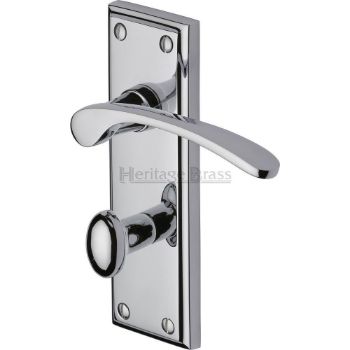 Picture of Hilton WC Bathroom Door Handle - Hil8630Pc Picture of Hilton WC Bathroom Door Handle - Hil8630Pc